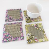 畳の折り紙付きコースター(4枚セット)